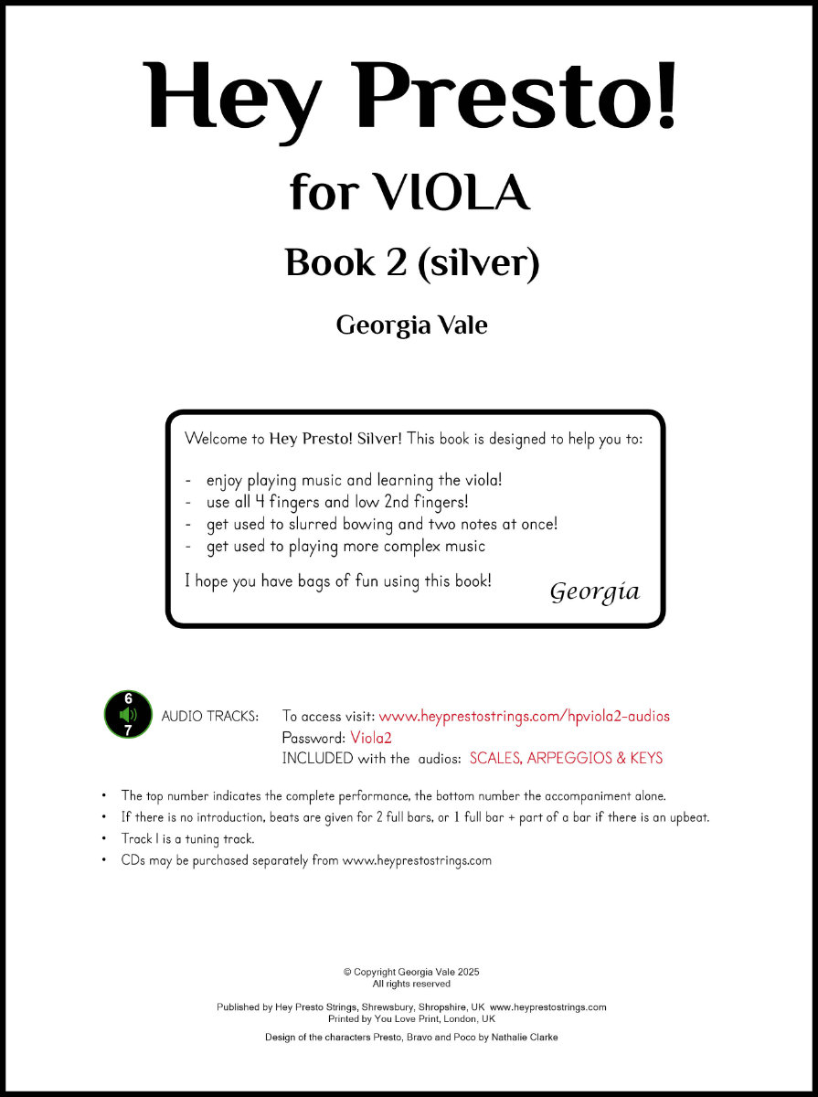 Hey Presto! for Viola, Book 2 (Silver) - Image 2